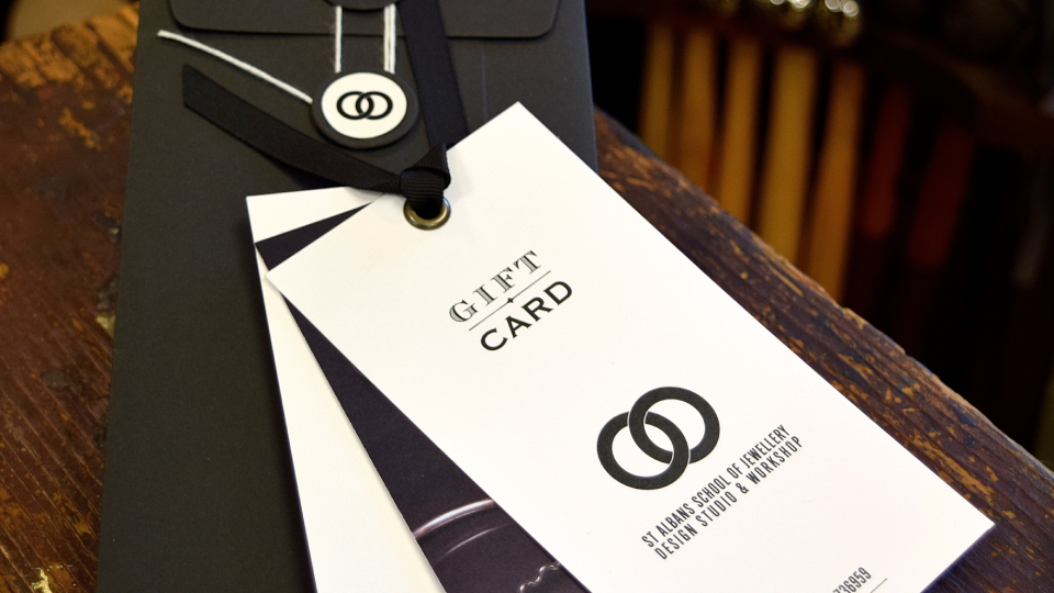 St Albans School of Jewellery gift card
